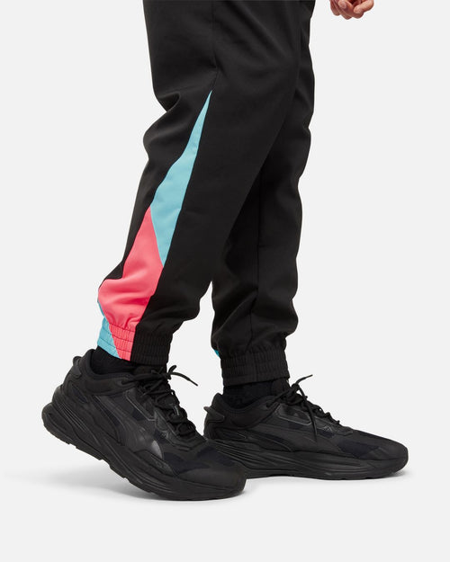 Pantalón de chándal Manchester City 2024 - Negro/Rosa/Azul - Footkorner