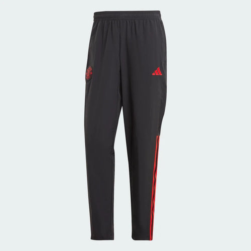 Pantaloni della tuta del Manchester United - Nero/Rosso - Footkorner