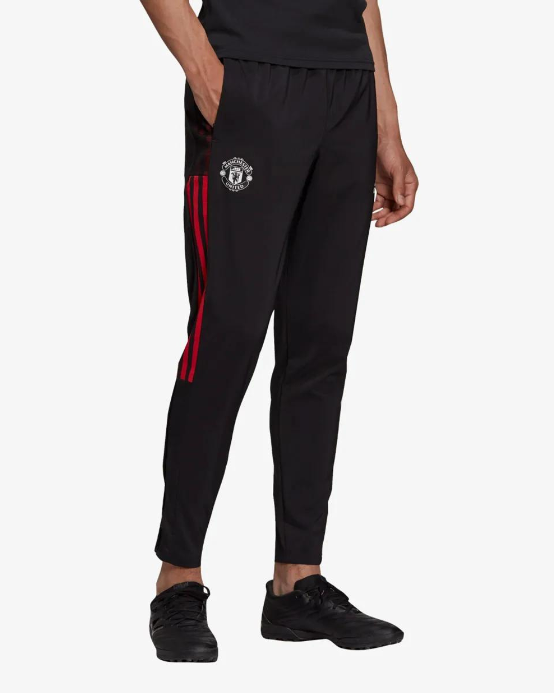 Manchester United 2021/2022 Track Pants - Black/Red