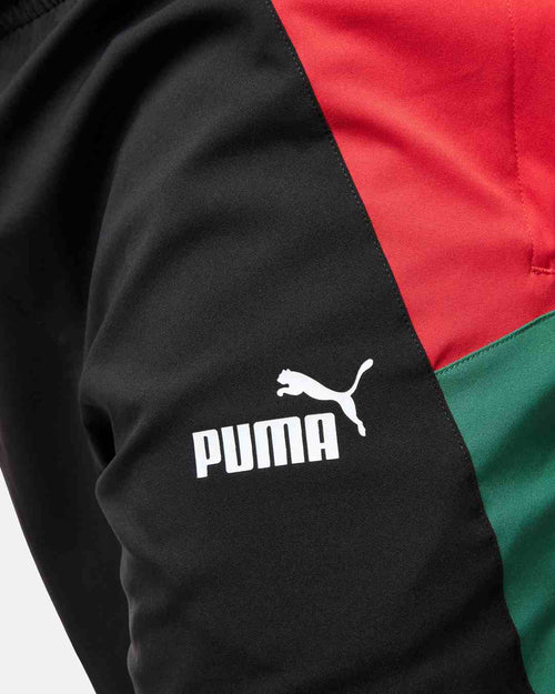 Pantalon de survêtement Maroc 2024 - Noir/Rouge/Vert - Footkorner