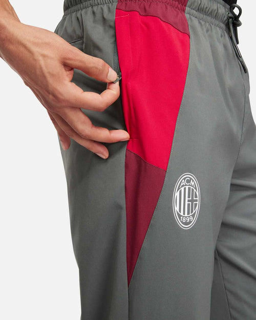 Milan AC 2024 Track Pants - Grey/Red - Footkorner