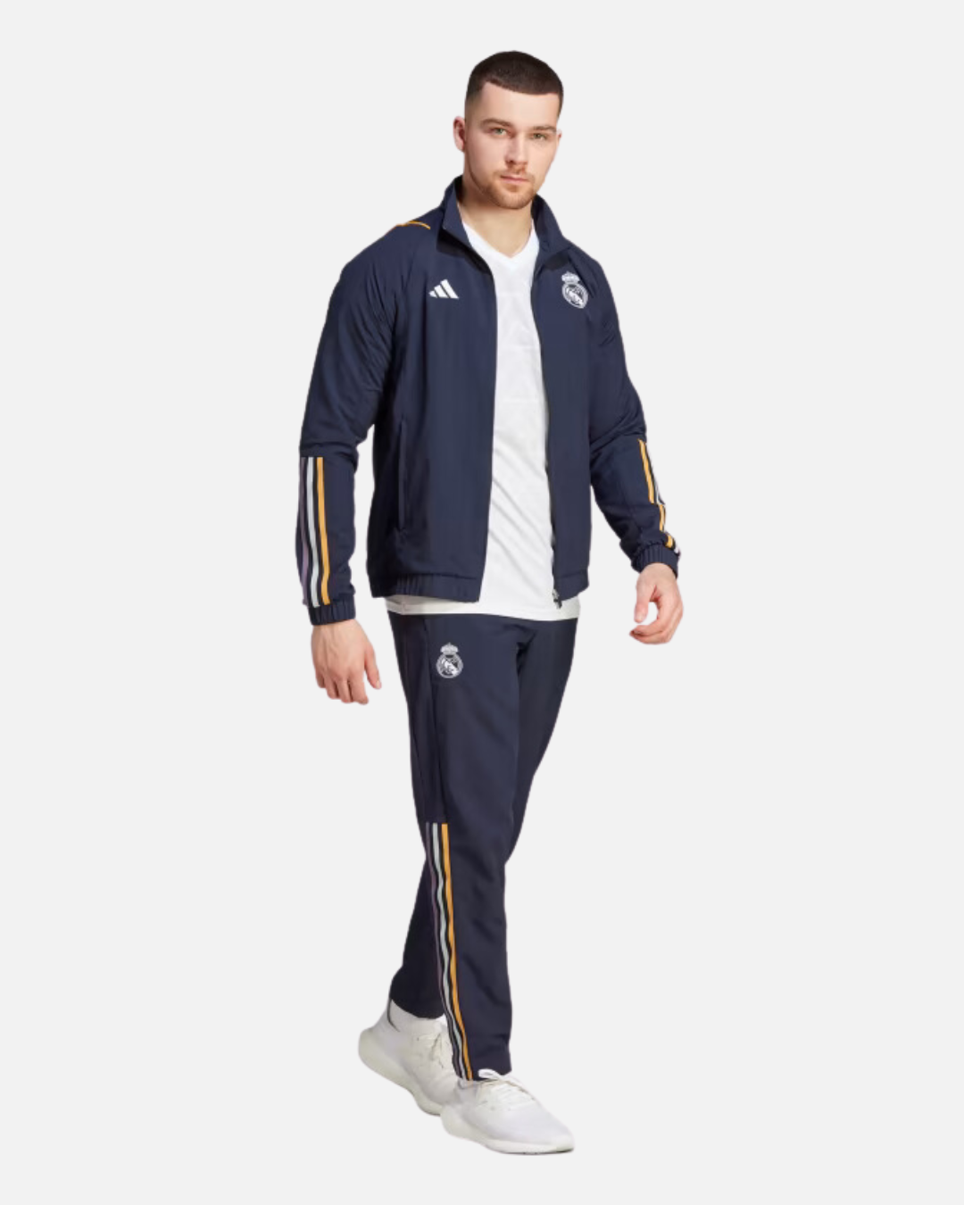 Pantalon de survêtement Real Madrid 2023/2024 - Bleu/Jaune/Blanc