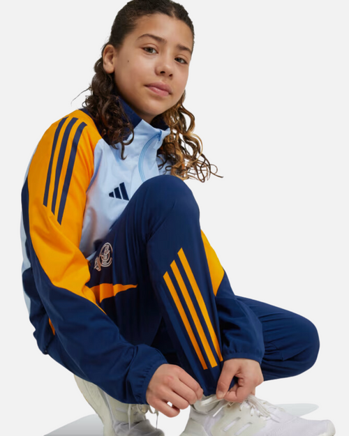 Real Madrid Junior 2024/2025 Trainingshose – Blau/Orange - Footkorner