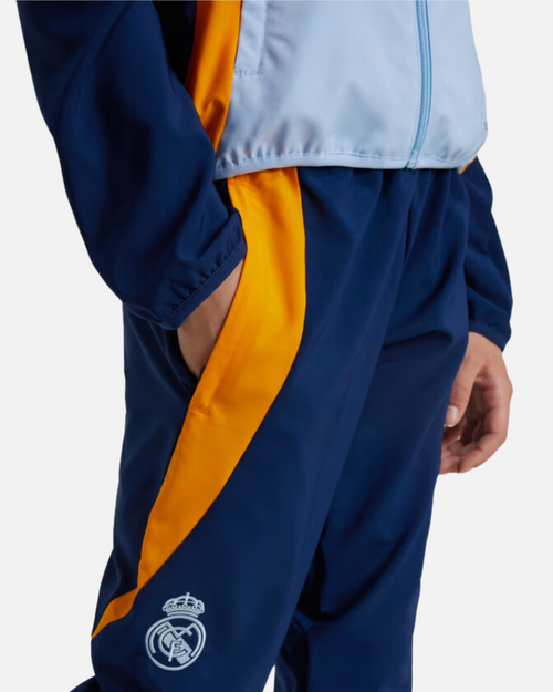 Real Madrid Junior 2024/2025 Trainingshose – Blau/Orange - Footkorner