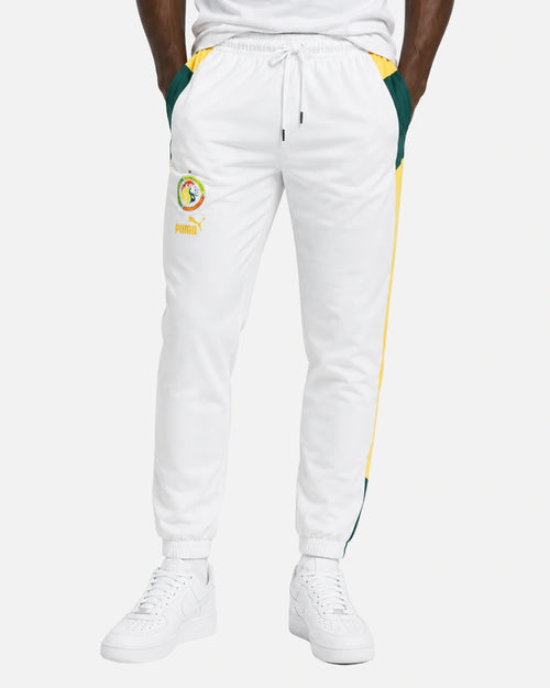 Senegal Tracksuit Bottoms - White/Green/Yellow - Footkorner