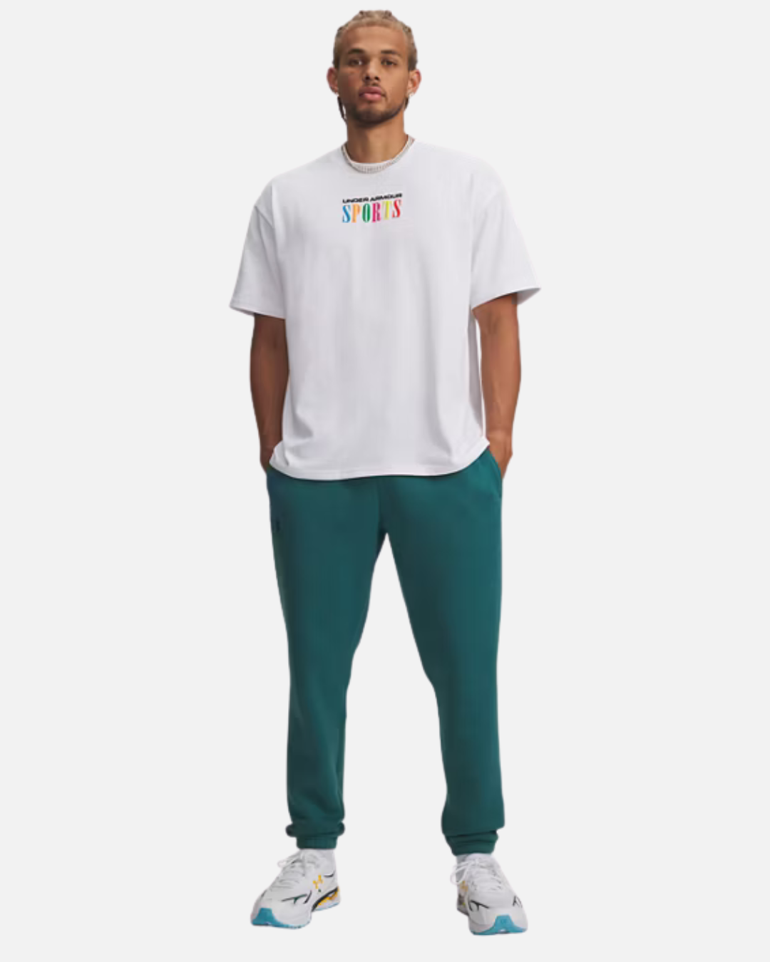 FootkornerPantalon de survêtement Under Armour Icon Fleece - Vert