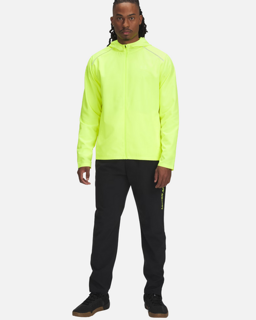 Pantalón de chándal Under Armour Launch - Negro/Amarillo - Footkorner