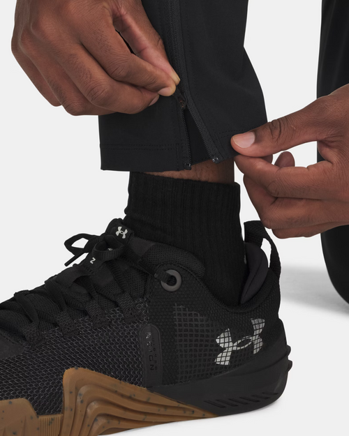 Pantalón de chándal Under Armour Launch - Negro/Amarillo - Footkorner