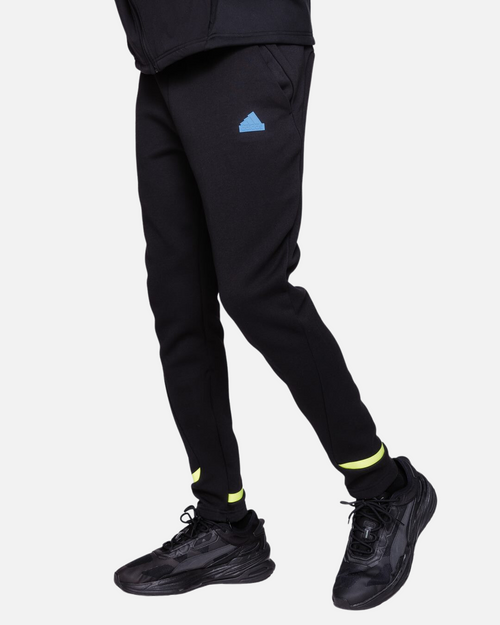 Arsenal training pants 2023/2024 - Black/Blue/Yellow - Footkorner