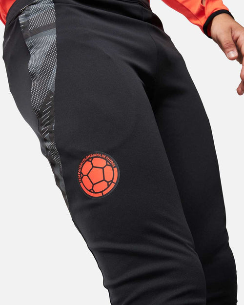 Pantalon d'entrainement Colombie - Noir/Orange - Footkorner