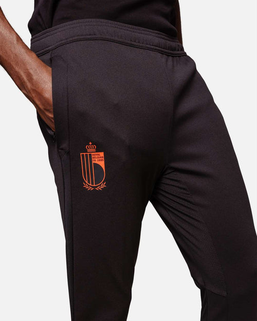 Pantalón de entrenamiento Bélgica 2022 - Negro/Rojo - Footkorner