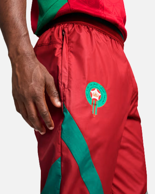 Pantalon d'entraînement Maroc 2025/2026 - Rouge - Footkorner
