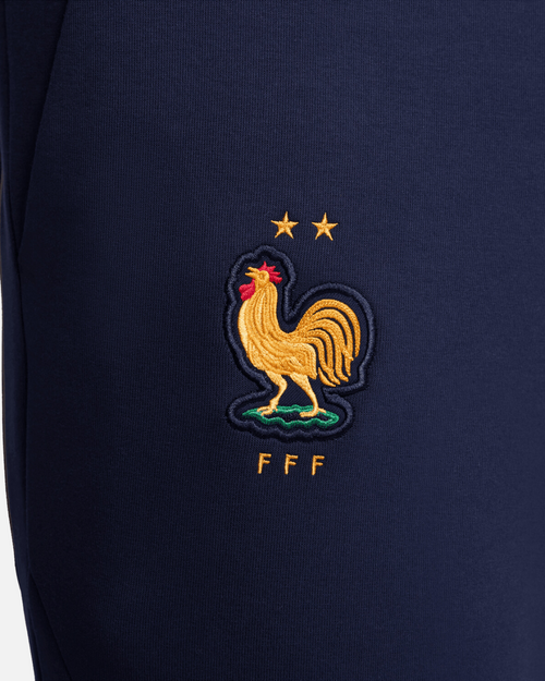Französische Team Tech Fleecehose 2024/2025 – Blau/Gold - Footkorner