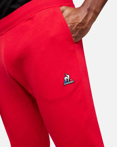 Pantalon Essentiels Le Coq Sportif Essentiels - Rouge - Footkorner