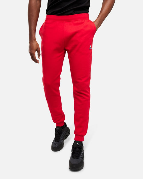 Pantalon Essentiels Le Coq Sportif Essentiels - Rouge - Footkorner