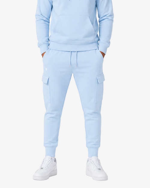 Pantalon FK Cargo - Bleu Pastel - Footkorner