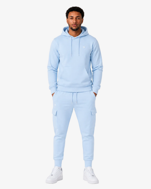 Pantalon FK Cargo - Bleu Pastel - Footkorner