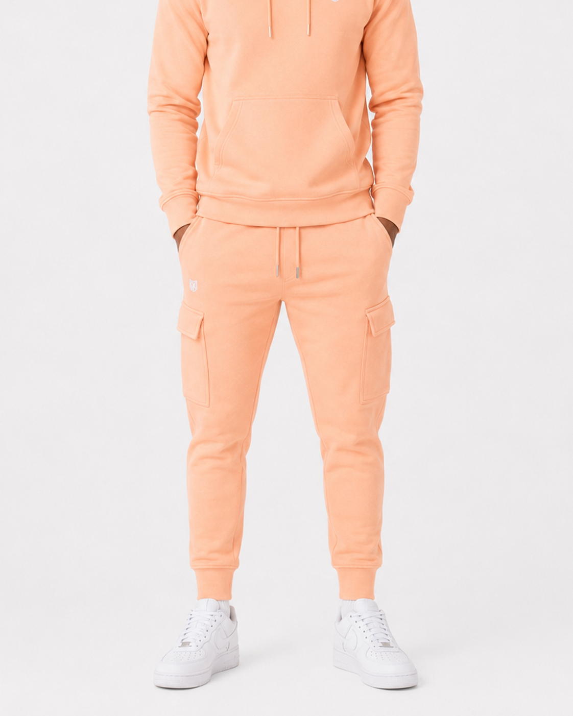 Pantaloni cargo FK - Salmone pastello