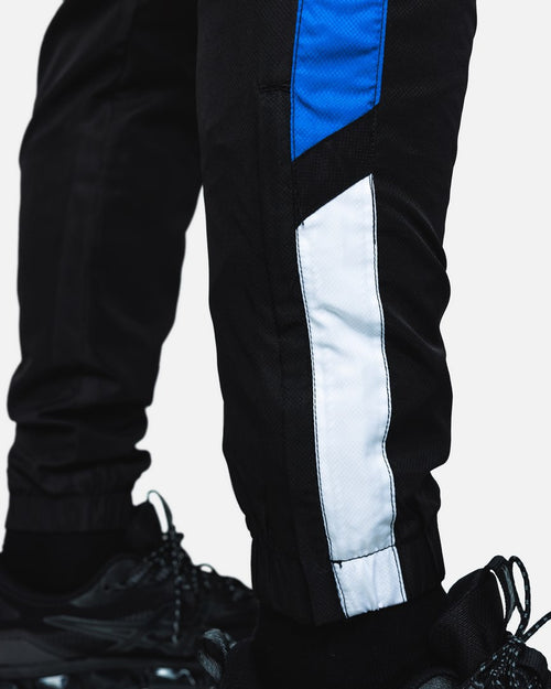 Pantaloni FK Diamond II - Nero/Bianco/Blu  - Footkorner