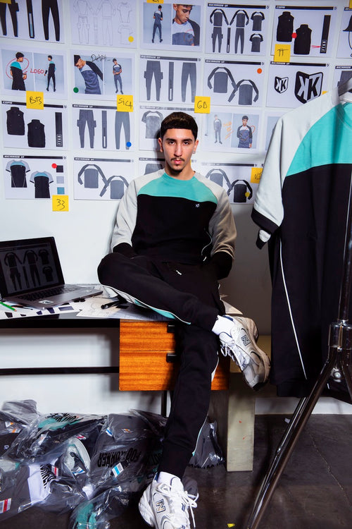 Pantaloni FK Sicarios VI - Nero/Grigio/Verde - Footkorner