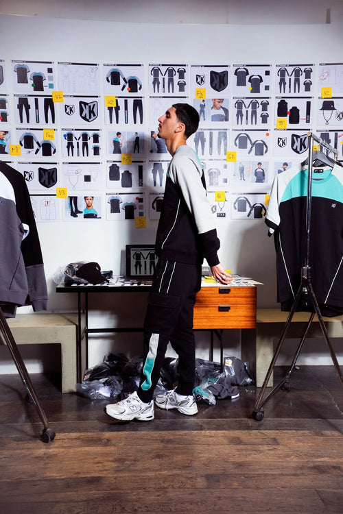 Pantaloni FK Sicarios VI - Nero/Grigio/Verde - Footkorner