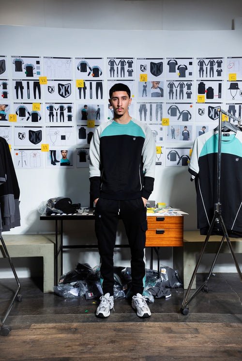 Pantaloni FK Sicarios VI - Nero/Grigio/Verde - Footkorner