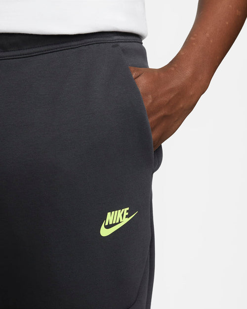 Pantalon Jogging Nike Sportswear Tech Fleece - Gris/Vert - Footkorner