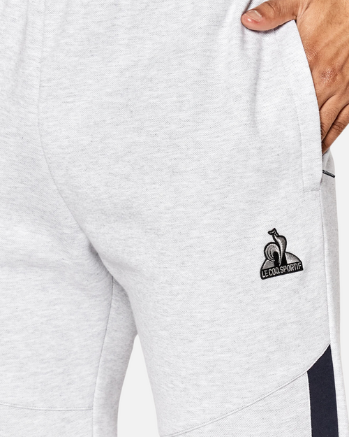Pantalon Le Coq Sportif Tapered - Gris - Footkorner
