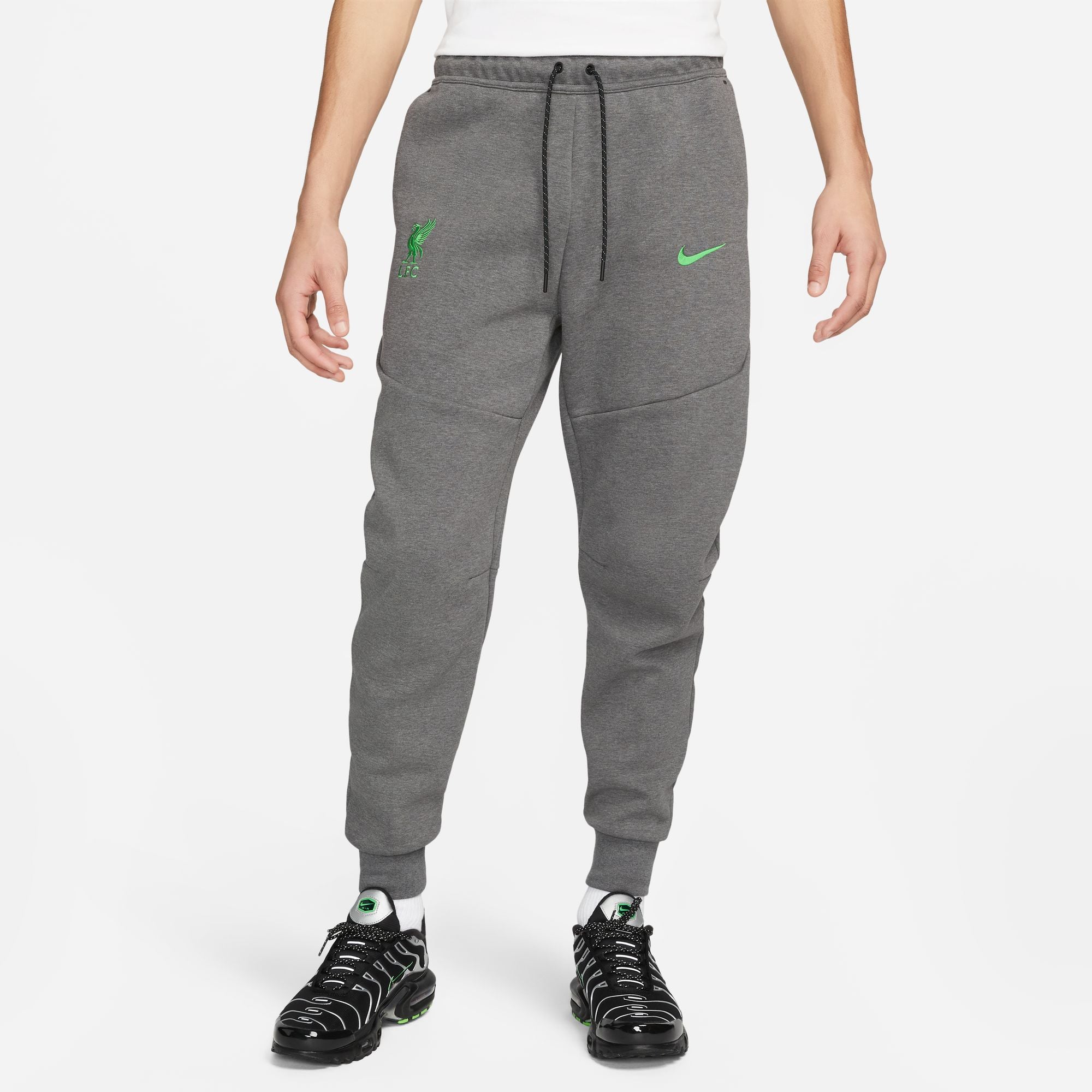 Liverpool Tech Fleece Pants - Grey/Green