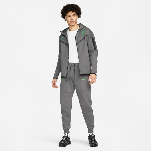 Pantalon Liverpool Tech Fleece - Gris/Vert - Footkorner