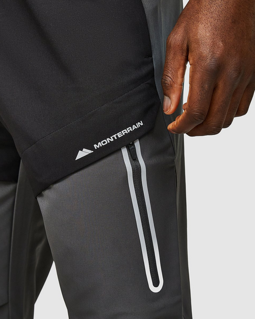 Pantalon Monterrain Réfraction - Schwarz/Grau - Footkorner