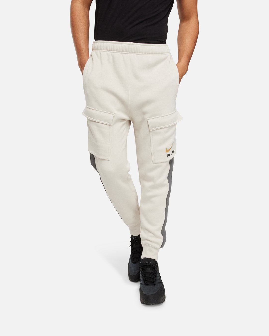 Pantaloni Nike Air - Beige/Oro
