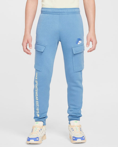 Pantalon Nike Cargo Fleece Junior - Bleu - Footkorner
