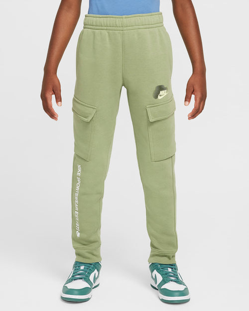 Pantalon Nike Cargo Fleece Junior - Vert - Footkorner