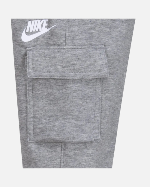 Pantalón Nike NSW Club Fleece Cargo Niño - Gris - Footkorner