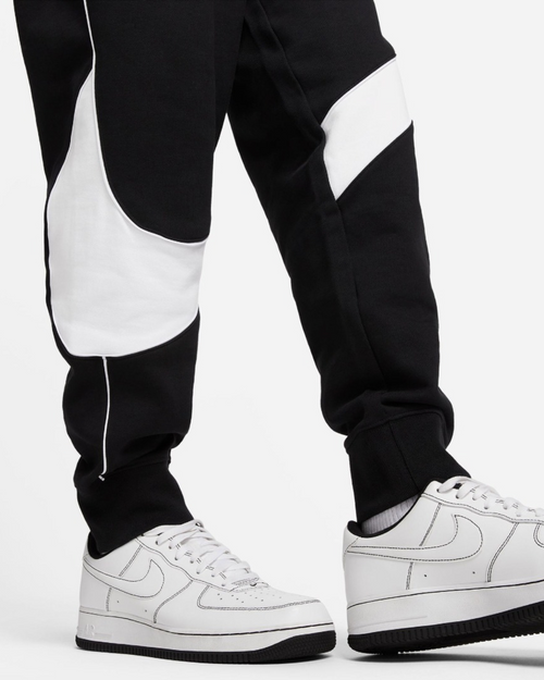 Nike Swoosh Pants - Black/White - Footkorner