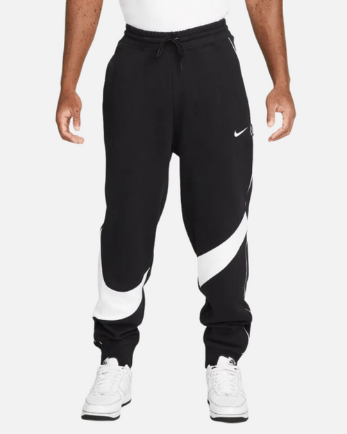 Nike Swoosh Pants - Black/White - Footkorner