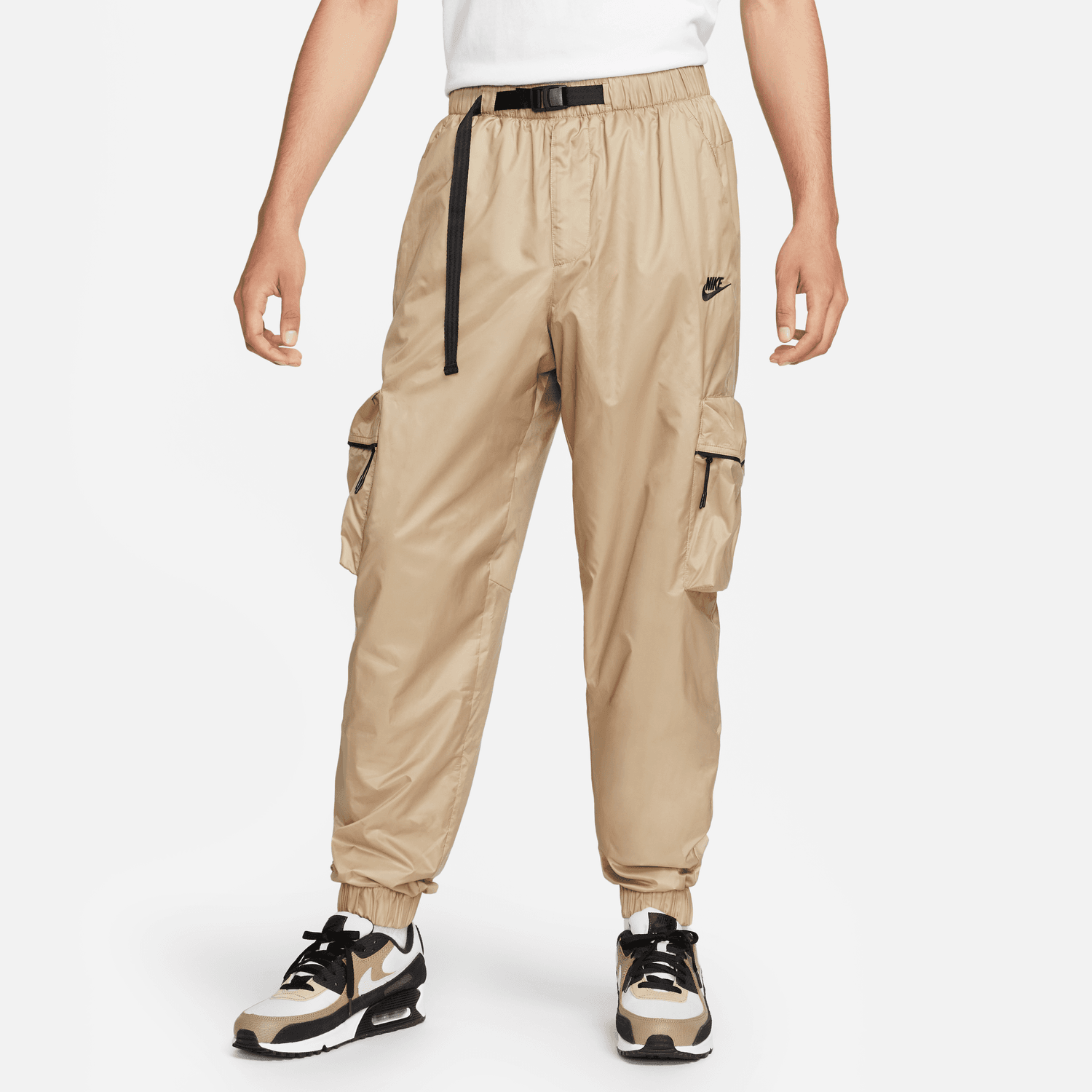 Pantaloni Nike Tech - Beige/Nero