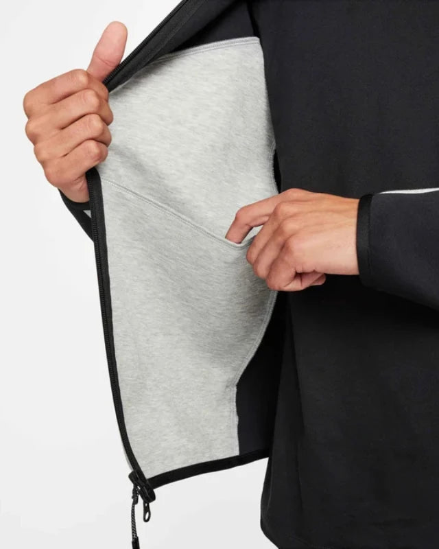 FootkornerGiacca Nike Tech Fleece - Nero/Grigio