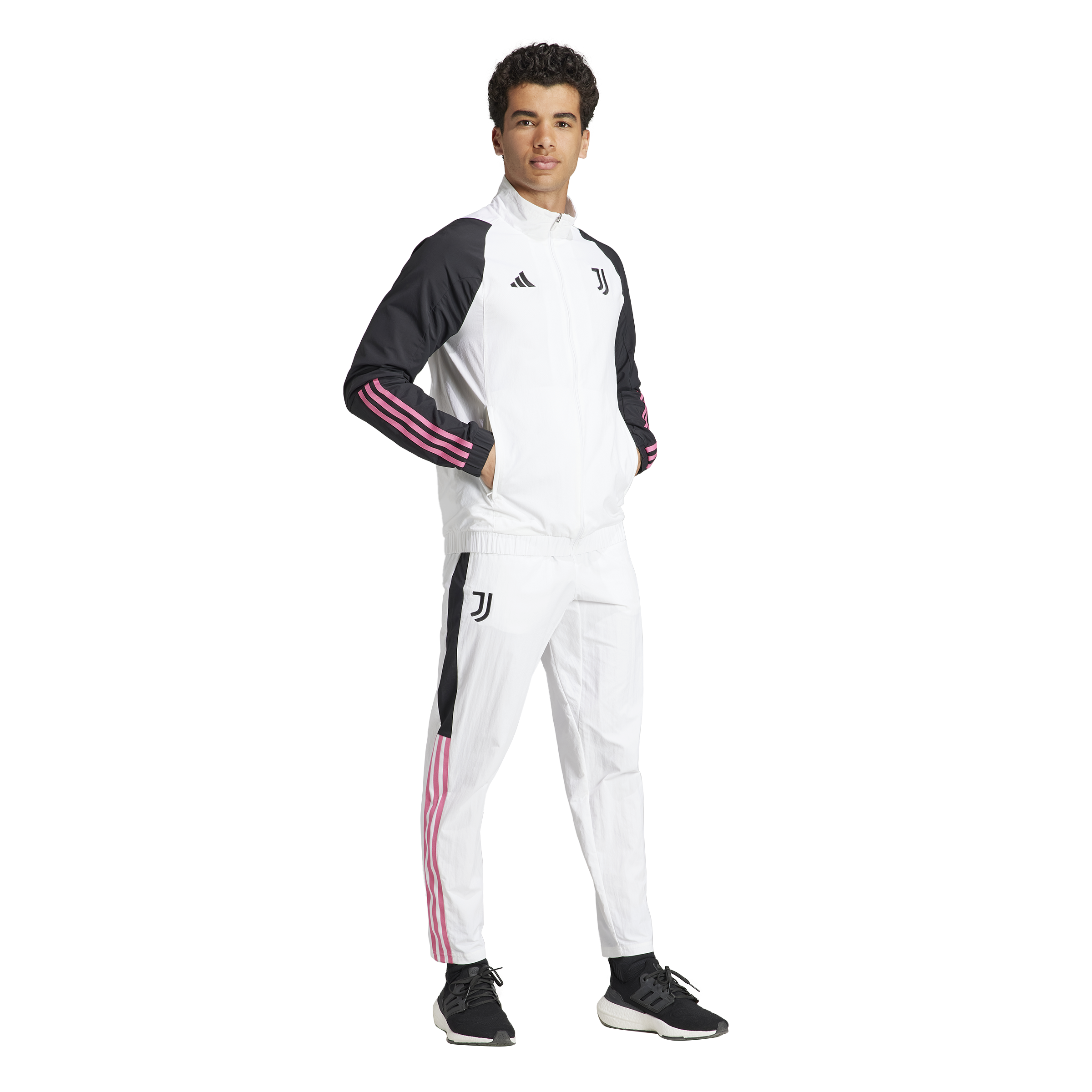 Pantalon de survetement Juventus 2023 2024 Blanc Noir Rose Footkorner