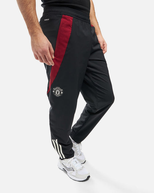 Manchester United 2024/2025 Track Pants - Black/Red - Footkorner