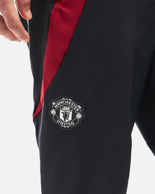 Manchester United 2024/2025 Track Pants - Black/Red - Footkorner