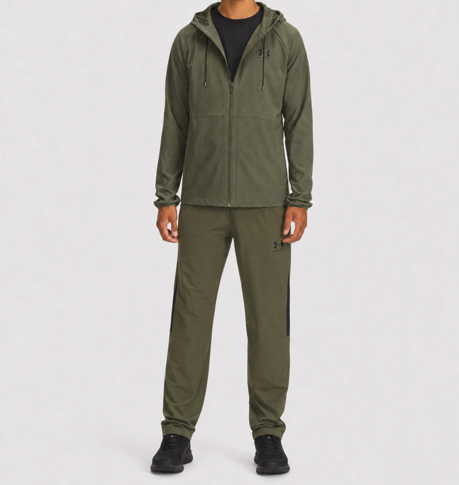 Pantalon Under Armour Rival Woven Junior - Gris - Footkorner - Footkorner