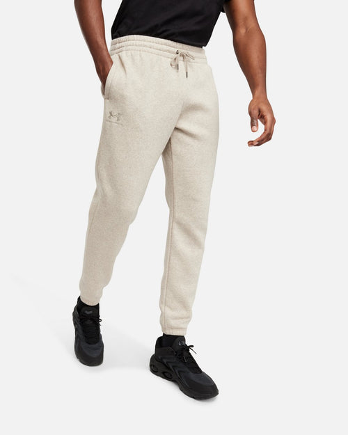 Under Armor Essential Fleece Pants - Beige - Footkorner