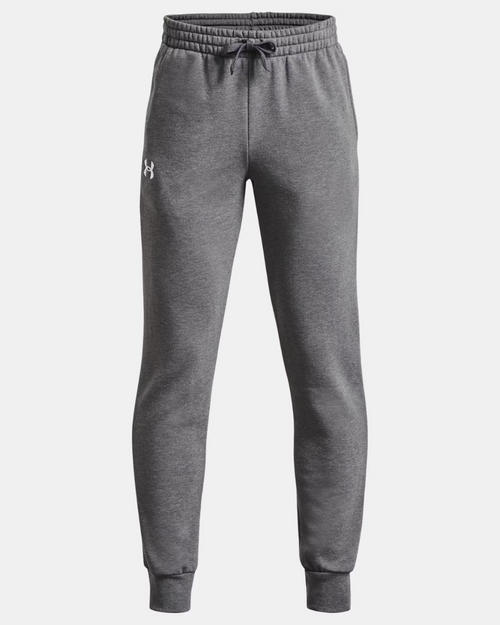 Pantaloni Under Armour Rival Fleece Junior - Grigio - Footkorner