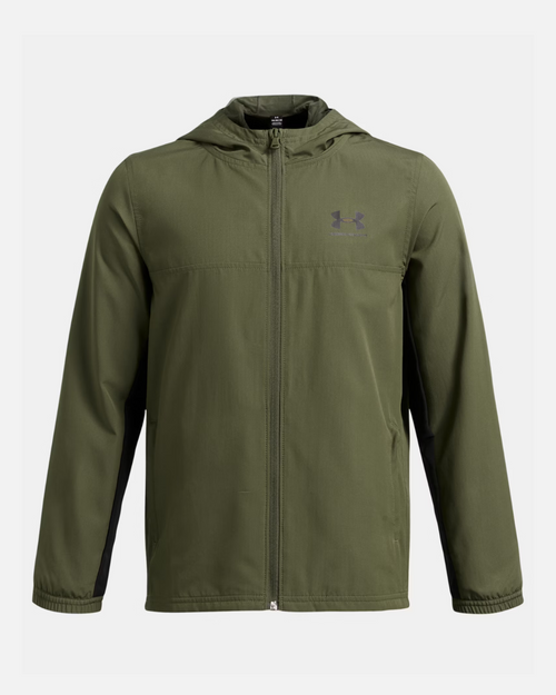Chaqueta Under Armour Rival Woven Junior - Kaki - Footkorner