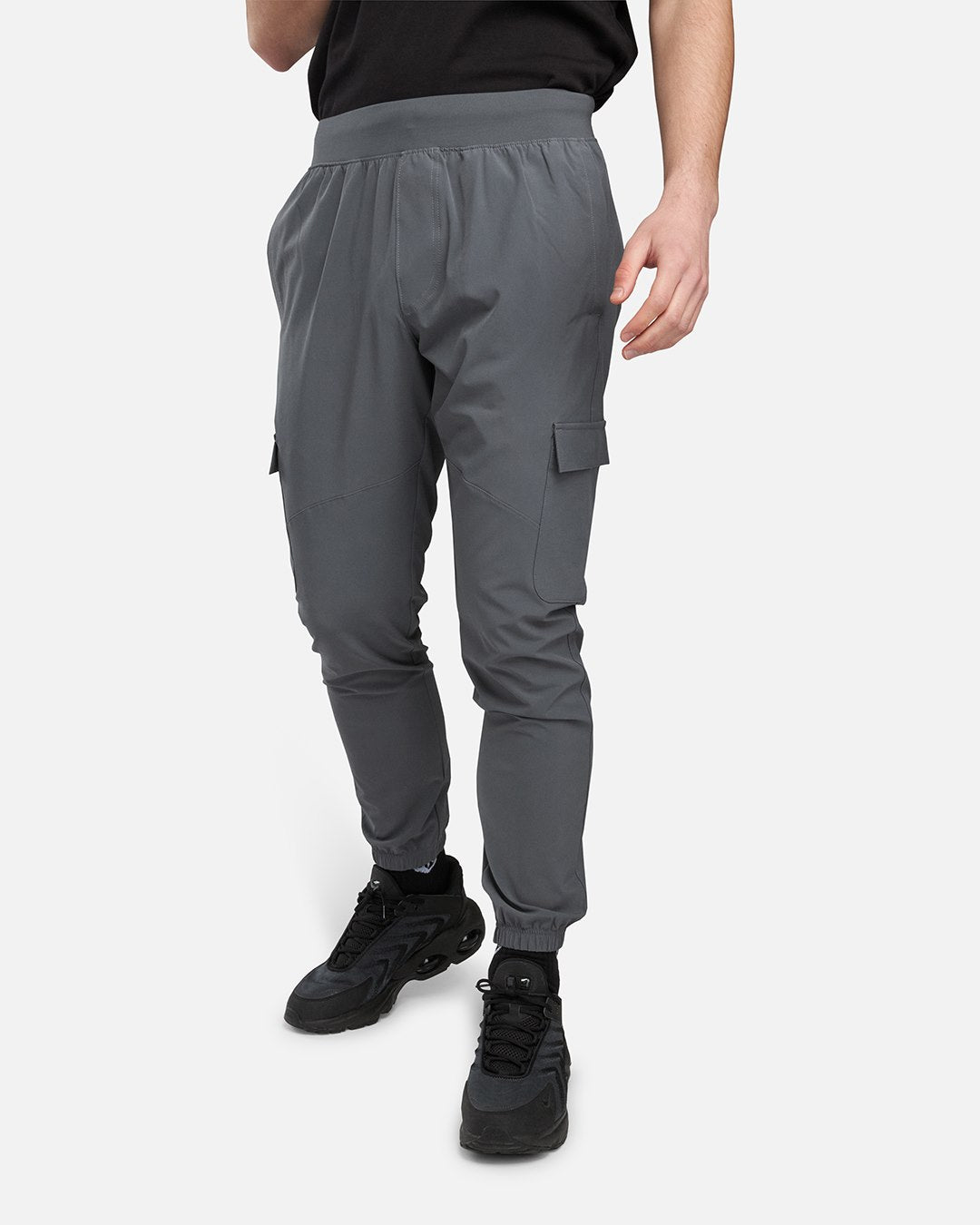 Pantaloni in tessuto elasticizzato Under Armour - Grigio/Nero