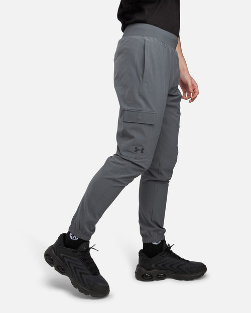Pantalon Under Armour Stretch Woven – Grau/Schwarz - Footkorner