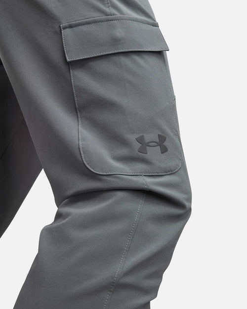 Pantalon Under Armour Stretch Woven – Grau/Schwarz - Footkorner