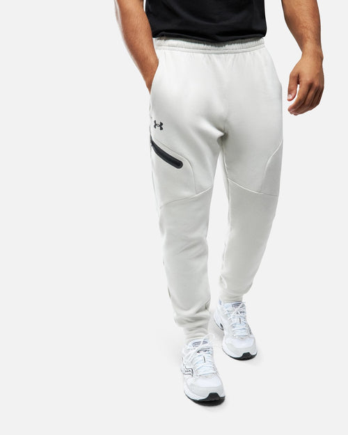 Pantalón Under Armour Unstoppable Fleece - Blanco - Footkorner